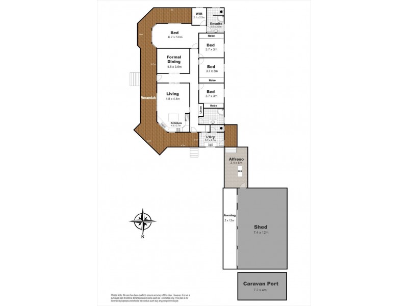 1 Leopard Ash Road, Kleinton QLD 4352 Floorplan