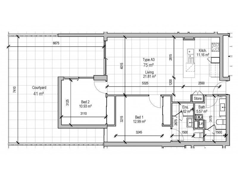 1005/132 Osborne Road, Mitchelton QLD 4053 Floorplan
