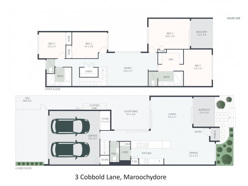 3 Cobbold Lane, Maroochydore QLD 4558 Floorplan