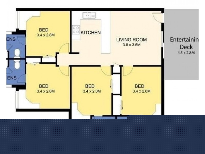 Room 4 – 118/8 Varsityview Court, Sippy Downs QLD 4556 Floorplan