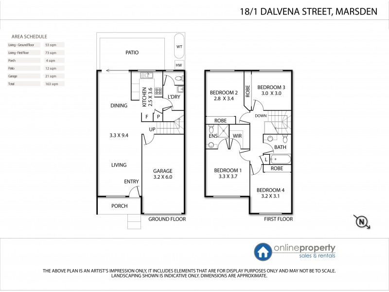 18/1 Dalvena Street, Marsden QLD 4132 Floorplan