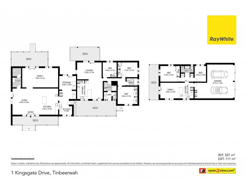 1 Kingsgate Drive, Tinbeerwah QLD 4563 Floorplan