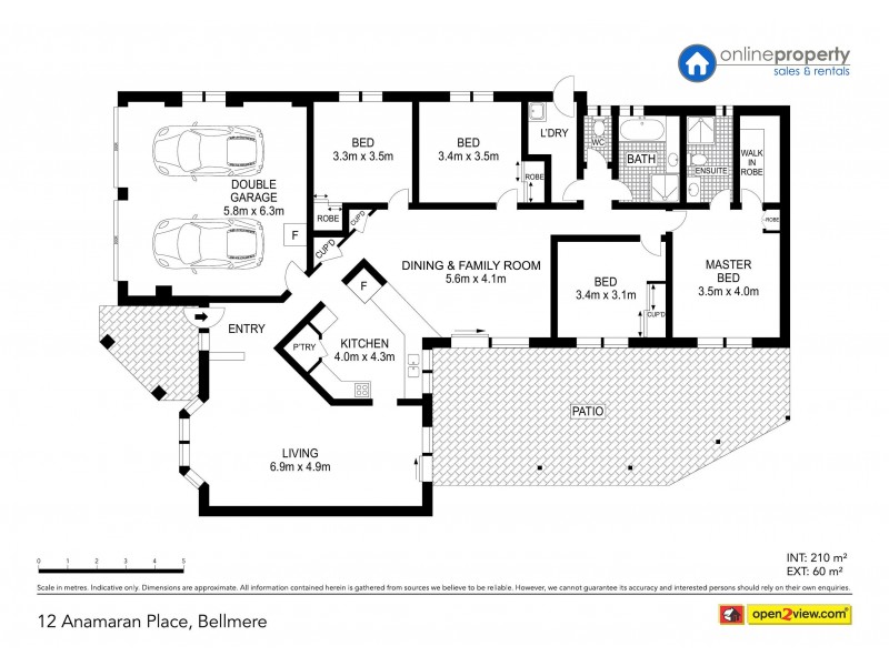 12 Anamaran Place, Bellmere QLD 4510 Floorplan