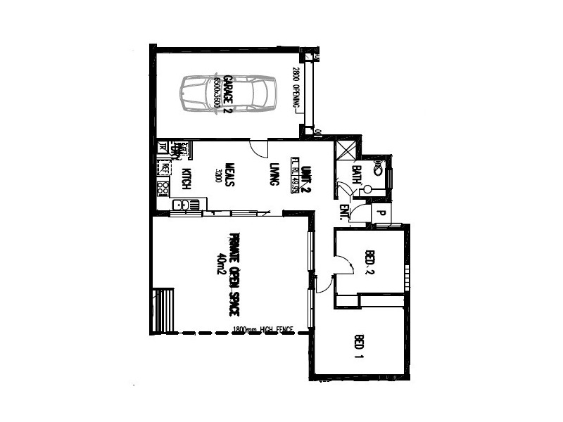 2/33 Stanhope Street, Broadmeadows VIC 3047 Floorplan
