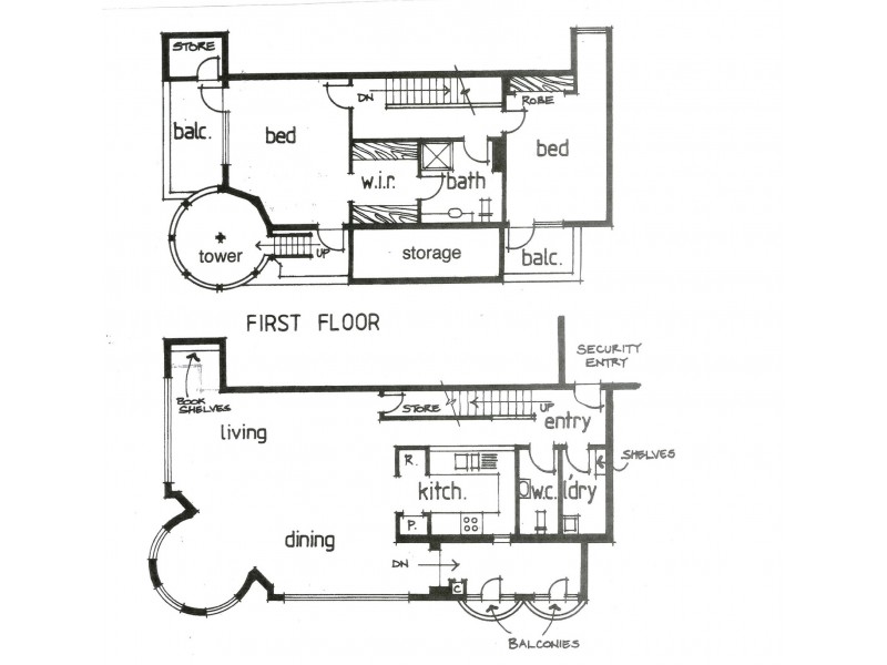 1/52 Brunswick Street, Fitzroy VIC 3065 Floorplan