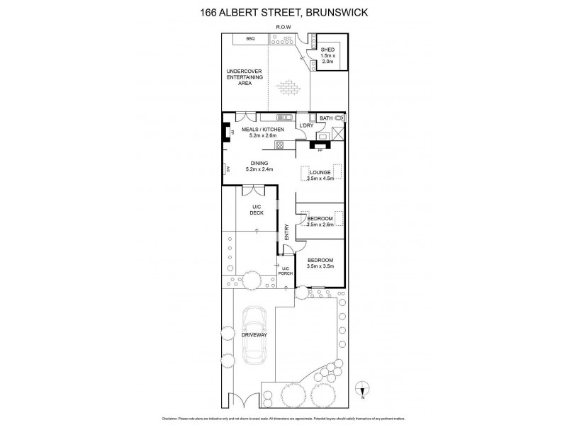 166 ALBERT STREET, Brunswick VIC 3056 Floorplan