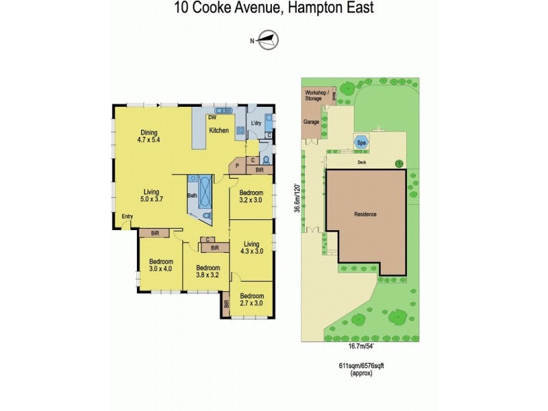 10 Cooke Avenue, Hampton East VIC 3188 Floorplan