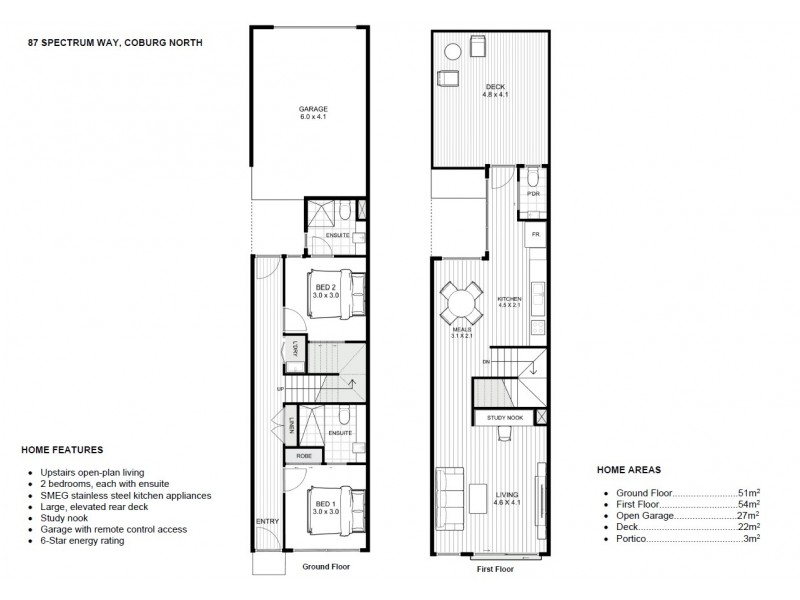 87 Spectrum Way, Coburg North VIC 3058 Floorplan