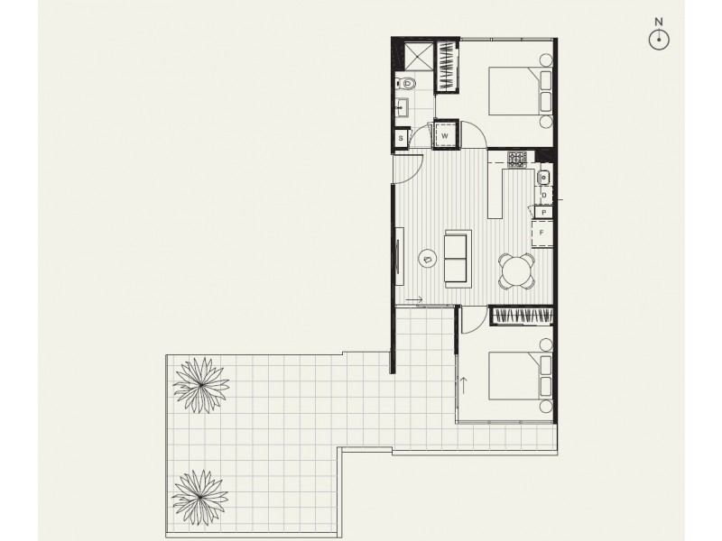 408/37 – 43 Breese Street, Brunswick VIC 3056 Floorplan