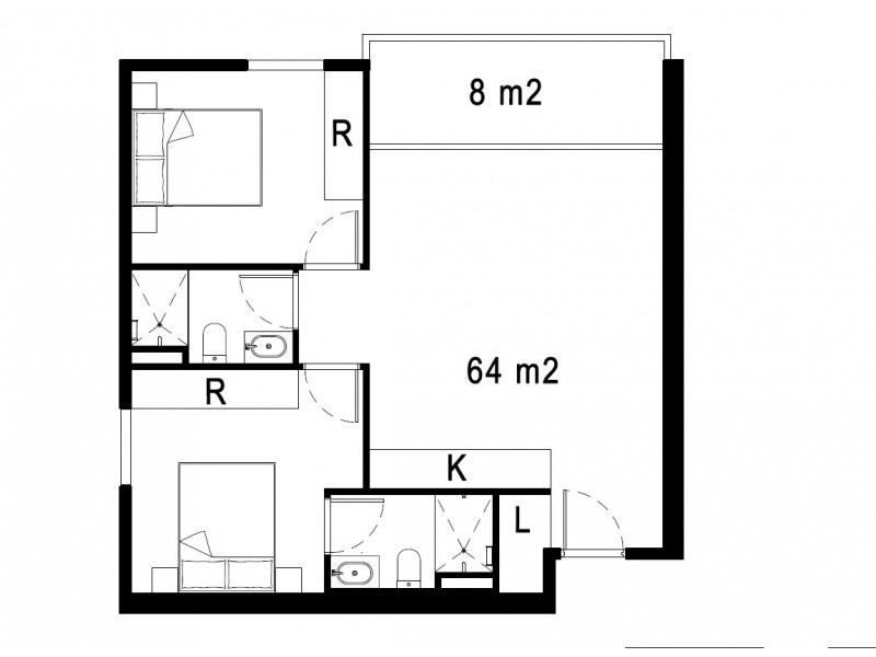 203/68 Gadd Street, Northcote VIC 3070 Floorplan