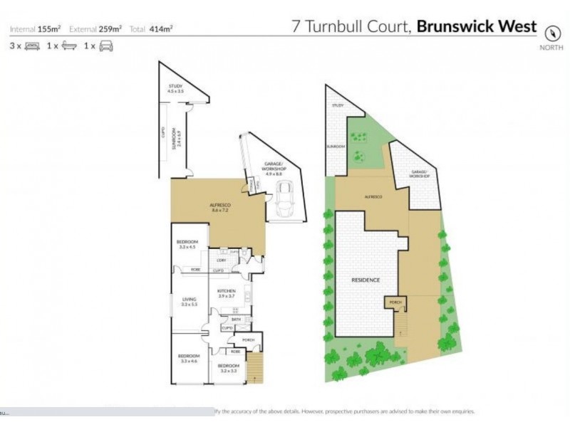 7 Turnbull Court, Brunswick West VIC 3055 Floorplan