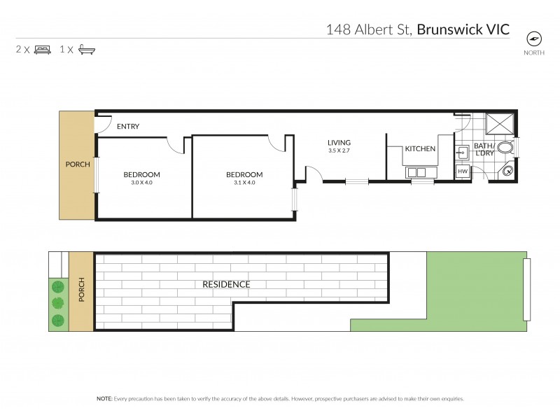 148 Albert Street, Brunswick VIC 3056 Floorplan