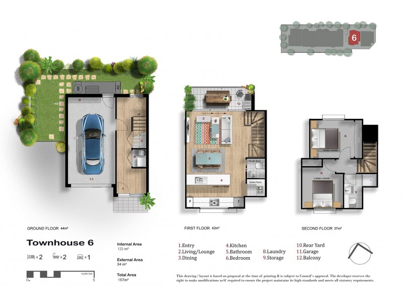 6/6 York Street, Pascoe Vale South VIC 3044 Floorplan