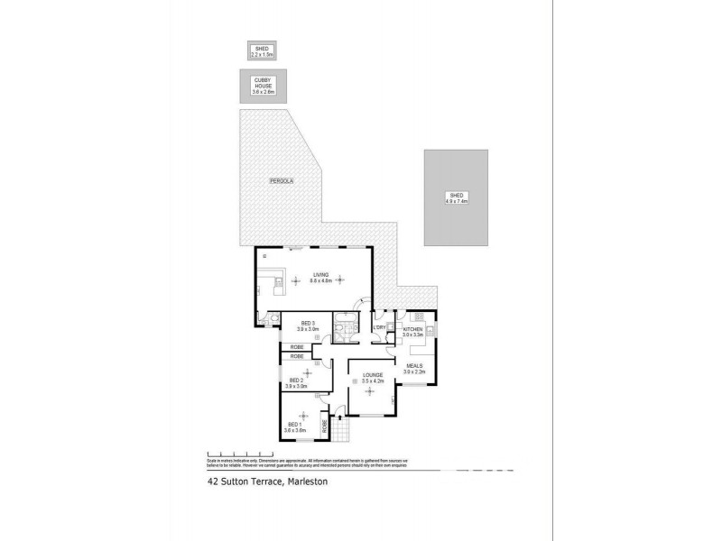 42 Sutton Terrace, Marleston SA 5033 Floorplan