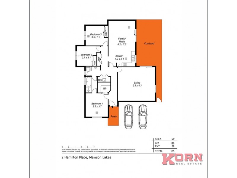 2 Hamilton Place, Mawson Lakes SA 5095 Floorplan