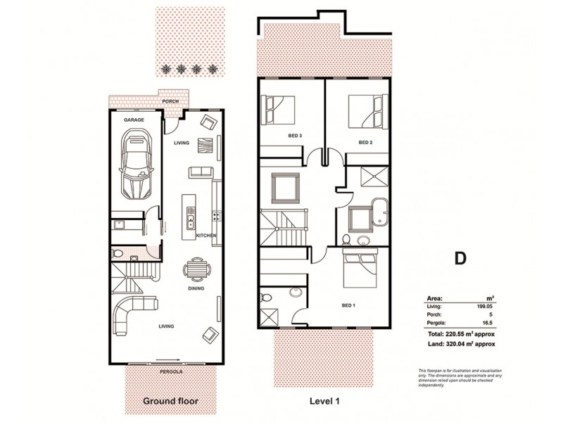 D/16 Cungena Ave, Park Holme SA 5043 Floorplan