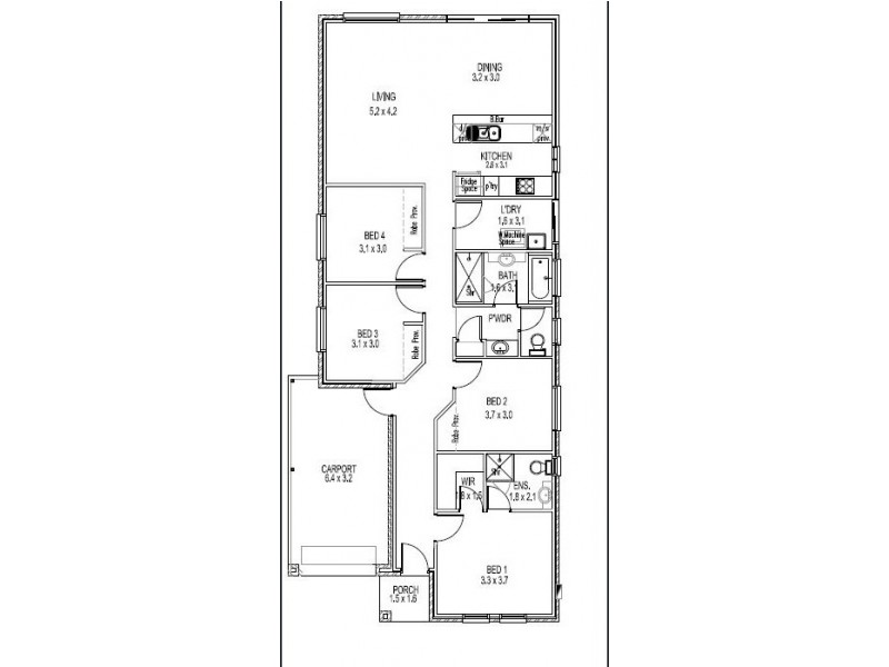 27 Redward Avenue, Greenacres SA 5086 Floorplan