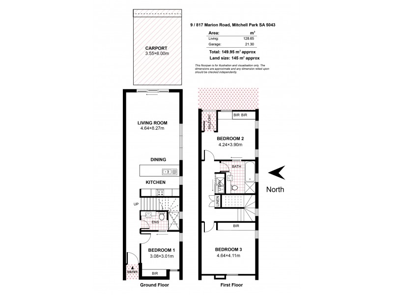 9/817 Marion Road, Mitchell Park SA 5043 Floorplan