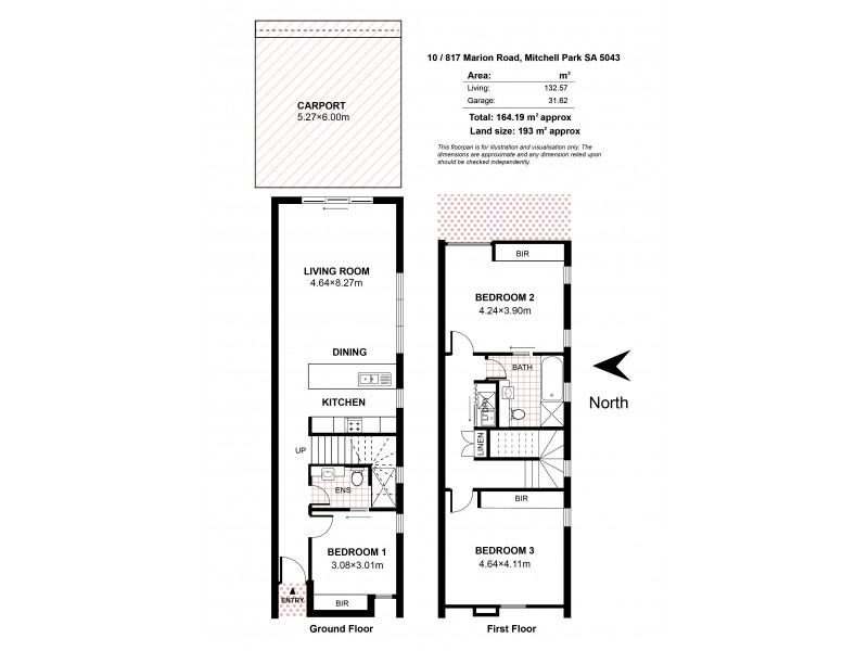 10/817 Marion Road, Mitchell Park SA 5043 Floorplan
