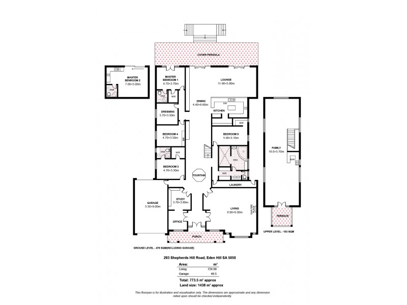293 Shepherds Hills Road, Eden Hills SA 5050 Floorplan