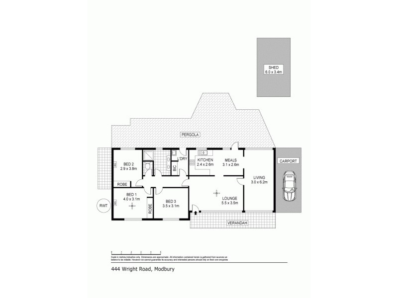 444 Wright Road, Modbury Heights SA 5092 Floorplan