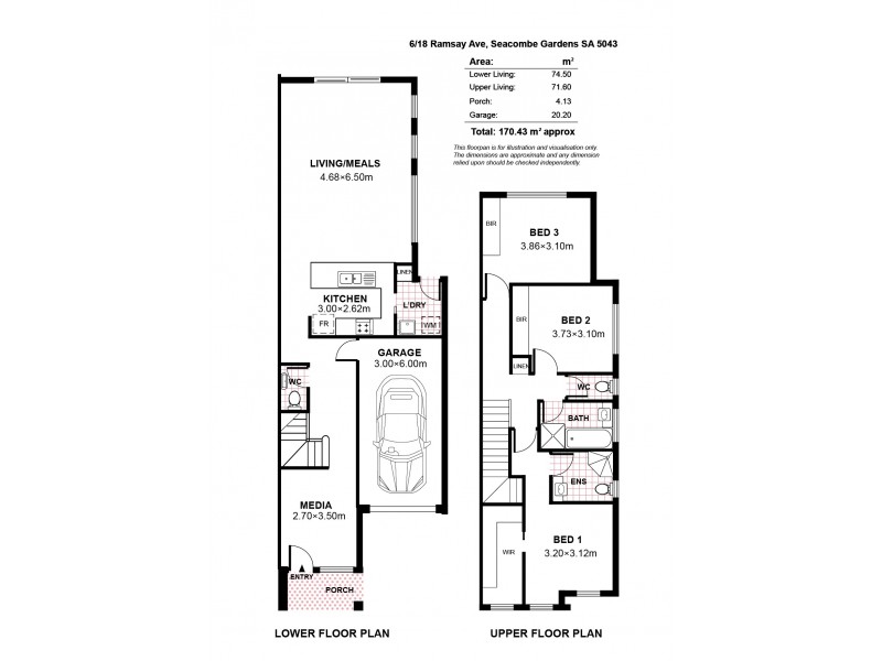 4 Kurrajong Place, Seacombe Gardens SA 5047 Floorplan