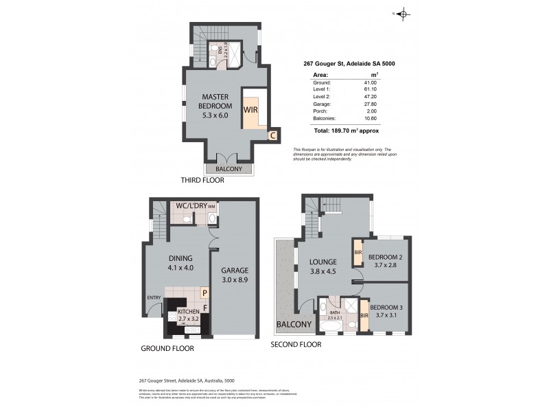 267 Gouger Street, Adelaide SA 5000 Floorplan