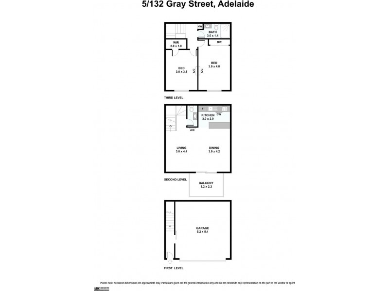 5/132 Gray Street, Adelaide SA 5000 Floorplan