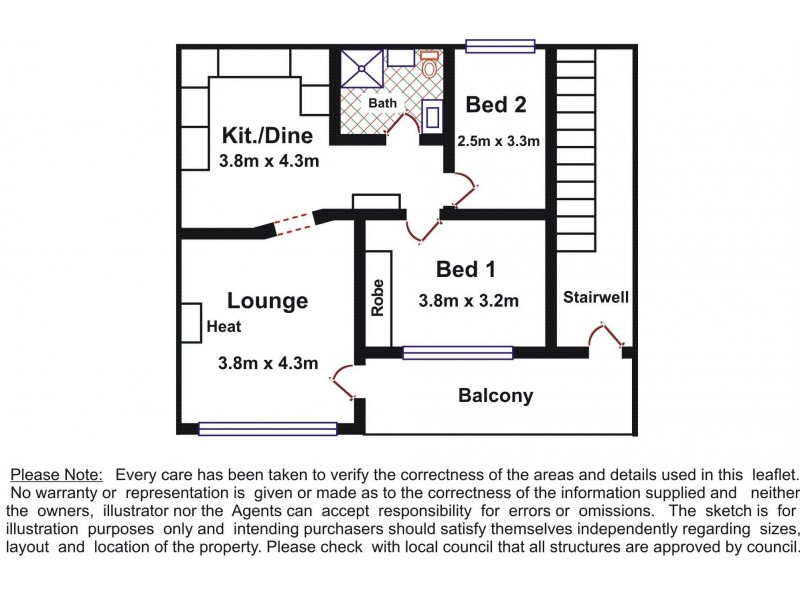 4/3 Marjoram Place, Brooklyn Park SA 5032 Floorplan