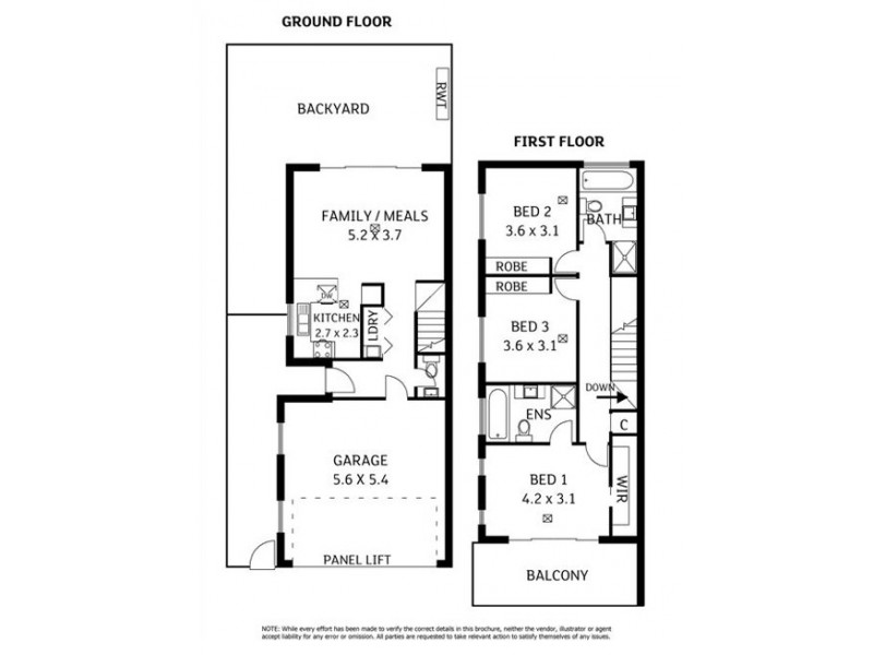 34 Woodley Avenue, Newton SA 5074 Floorplan