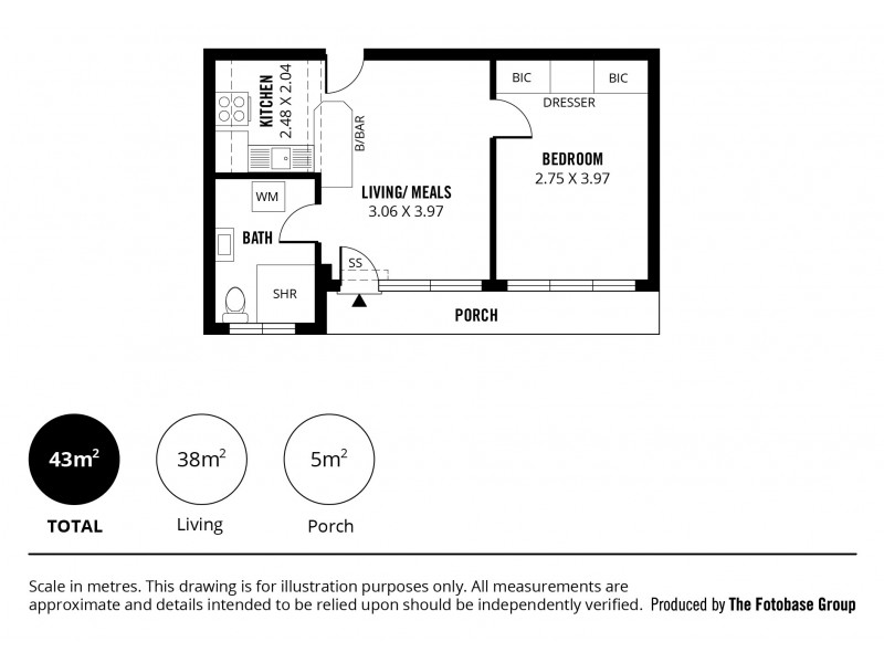 41/19 South Terrace, Adelaide SA 5000 Floorplan