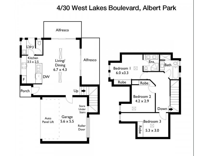 4/30 West Lakes Boulevard, Albert Park SA 5014 Floorplan