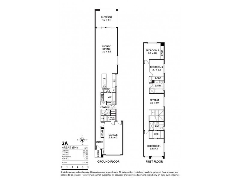 2A Smith Street, Newton SA 5074 Floorplan
