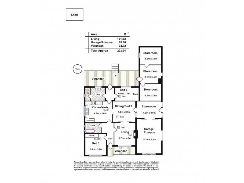 52 The Crescent, Blair Athol SA 5084 Floorplan