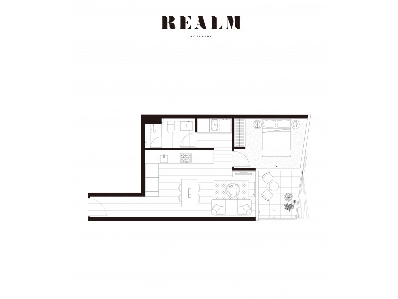 2112/17 Austin Street, Adelaide SA 5000 Floorplan