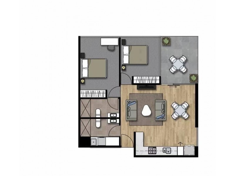 N1006/68 Elizabeth Street, Adelaide SA 5000 Floorplan