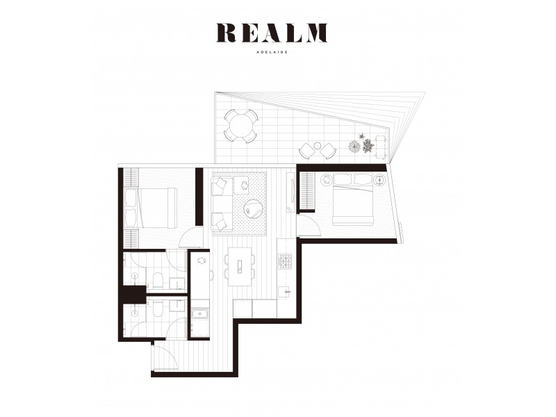 1303/15 Austin Street, Adelaide SA 5000 Floorplan