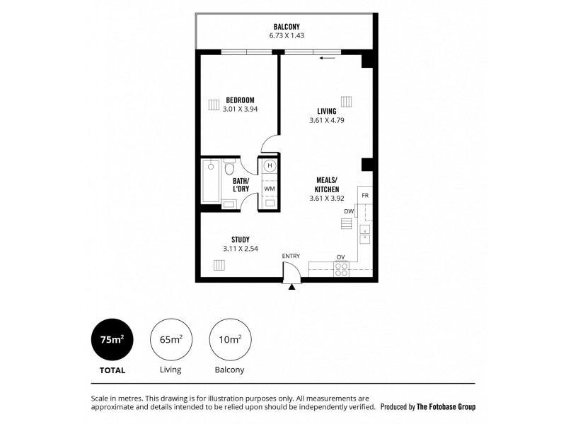 802/39 Grenfell Street, Adelaide SA 5000 Floorplan