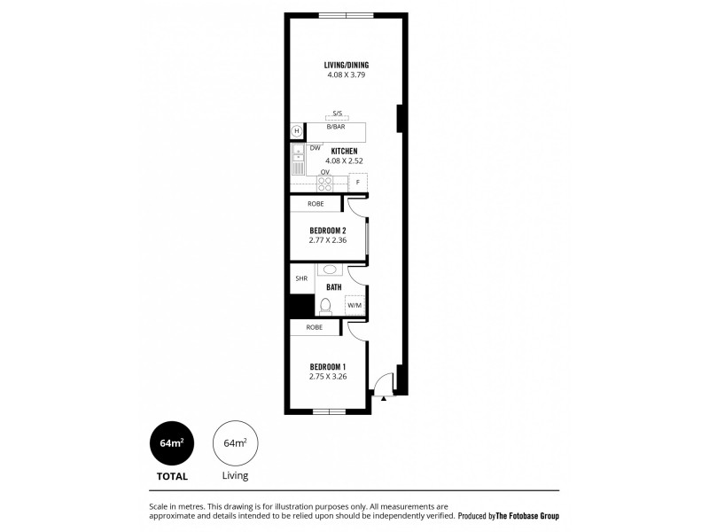 109/21-39 Bentham Street, Adelaide SA 5000 Floorplan
