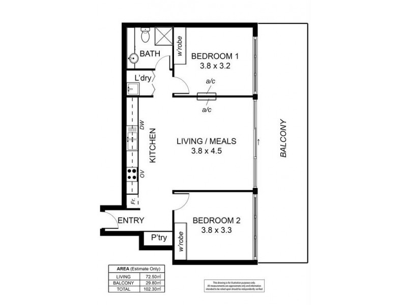 18/28 Main Street, Mawson Lakes SA 5095 Floorplan