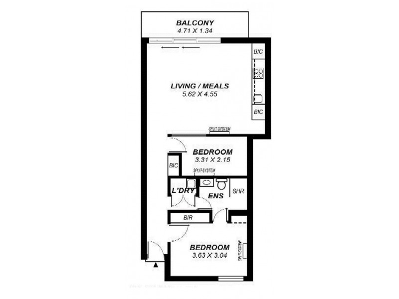701/242 Flinders Street, Adelaide SA 5000 Floorplan