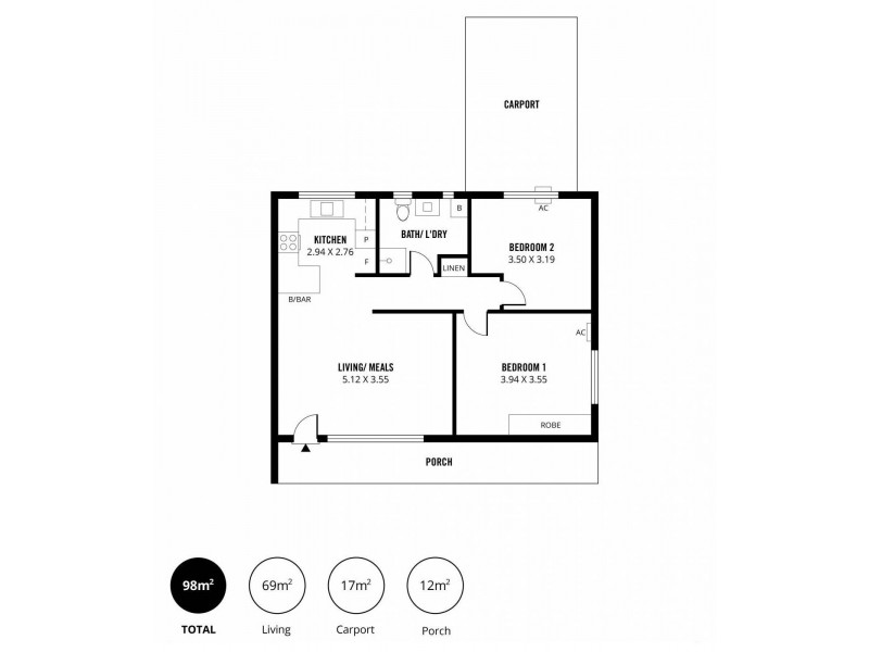 3/21 Nile Street, Glenelg SA 5045 Floorplan