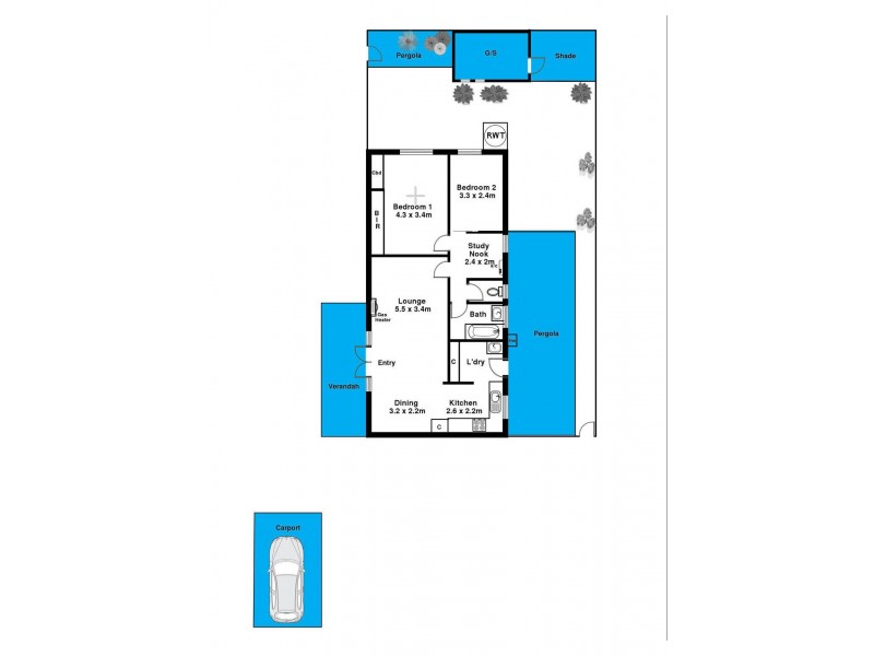 2/8 Macpherson Street, Hove SA 5048 Floorplan