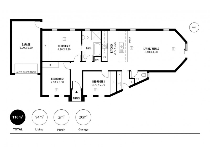 16/13-15 Piccadilly Crescent, Campbelltown SA 5074 Floorplan