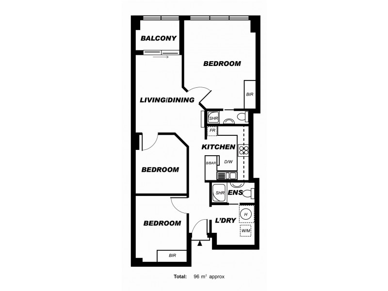 143/65 King William Street, Adelaide SA 5000 Floorplan