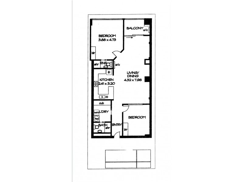33/65 King William Street, Adelaide SA 5000 Floorplan