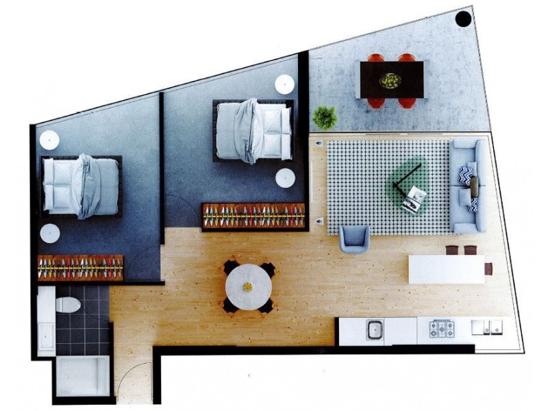 906/421 King William Street, Adelaide SA 5000 Floorplan