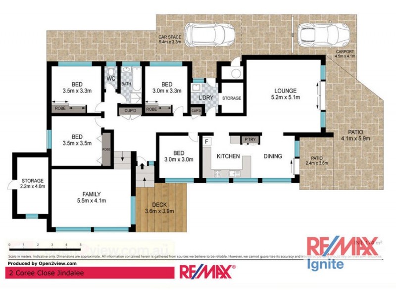 2 Coree Close, Jindalee QLD 4074 Floorplan