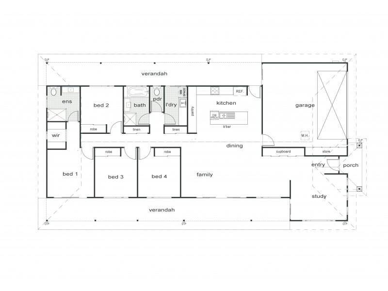 123 Hideaway Road, Kingsholme QLD 4208 Floorplan