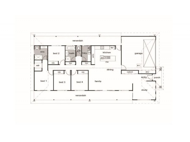 123 Hideaway Road, Kingsholme QLD 4208 Floorplan